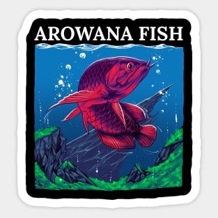 Arowana Fish Sticker